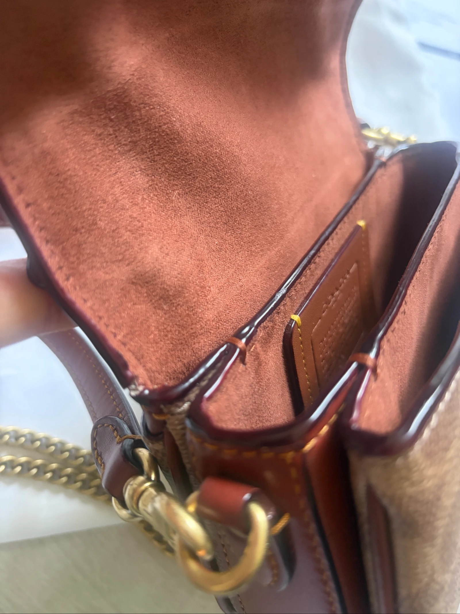 Bolsa de ombro coach Cassie 17 Signature – photo 10